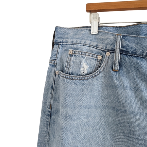 MADEWELL The Perfect Vintage Jean in Fitzgerald Light Wash Petite Plus Size 36 - Picture 7 of 13